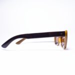 Minimal Square Daily Sunglasses Coffee Brown - Image 2