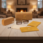 Tinted Streetwear Rectangle Sunglasses Tortoise Shell - Image 4