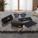 Compact Square Retro Sunglasses - Image 4