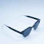 Compact Square Retro Sunglasses Charcoal - Image 2
