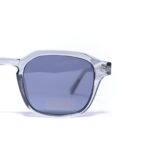 Compact Square Retro Sunglasses Cool Smoke - Image 2