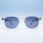 Compact Square Retro Sunglasses Cool Smoke