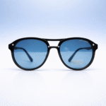 Retro Metal-PC Skywave Blue Sunglasses