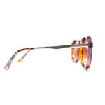 Retro Metal-PC Sunset Brown Sunglasses - Image 2