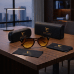 Retro Metal-PC Sunset Brown Sunglasses - Image 3